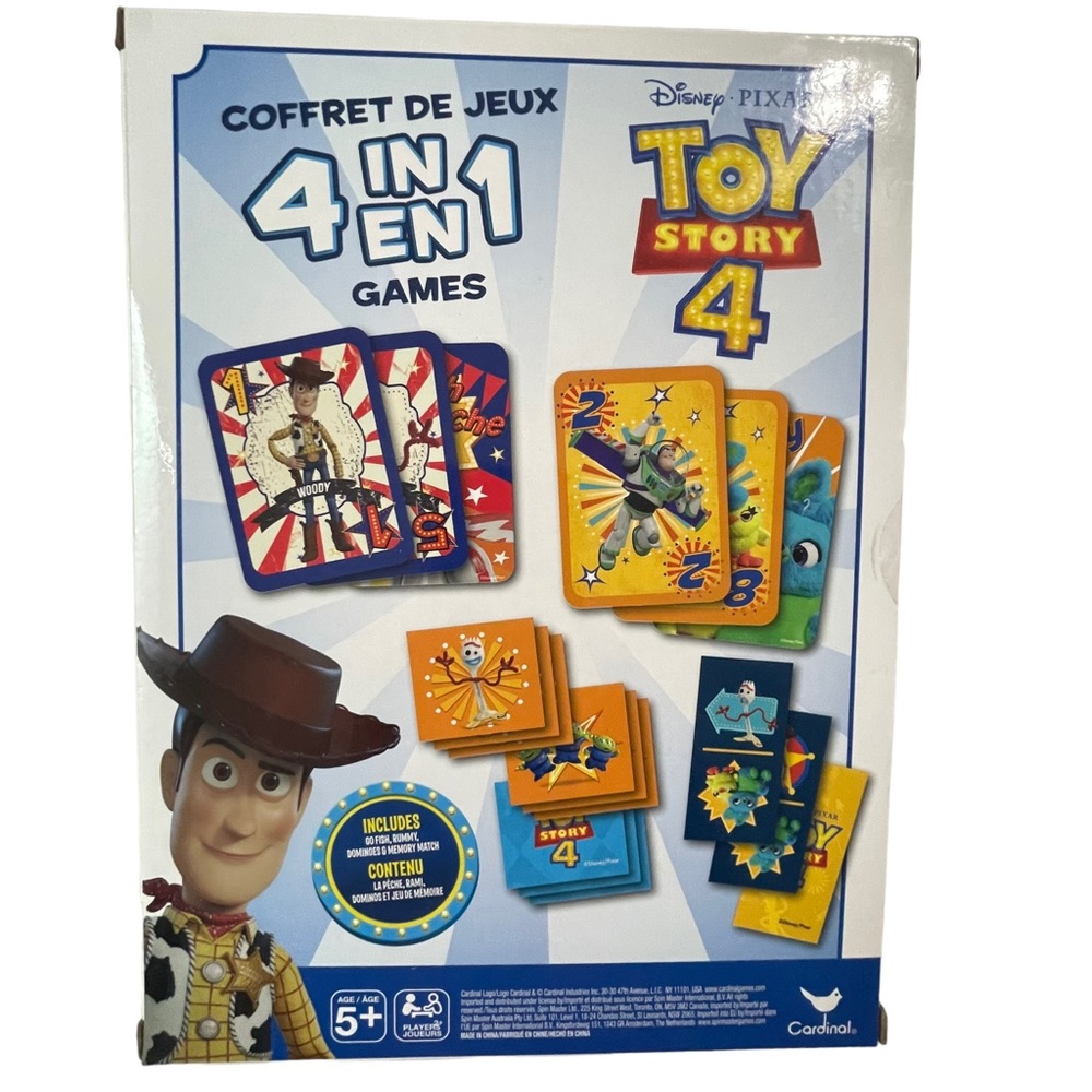 Disney. PIXAR Toy Story 4 Coffret De Jeux 4 in 1 Games
